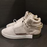 Adidas Shoes | Adidas Tubular Invader Strap Size 8 | Color: Tan/White | Size: 8