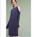 Anthropologie Dresses | Anthro Eri + Ali Cocoon Cold Shoulder Dress | Color: Blue | Size: Xs