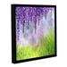ArtWall Mellow Morning Gallery Wrapped Floater-Framed Canvas in Green/Indigo | 10 H x 10 W x 2 D in | Wayfair 0dic070a1010f