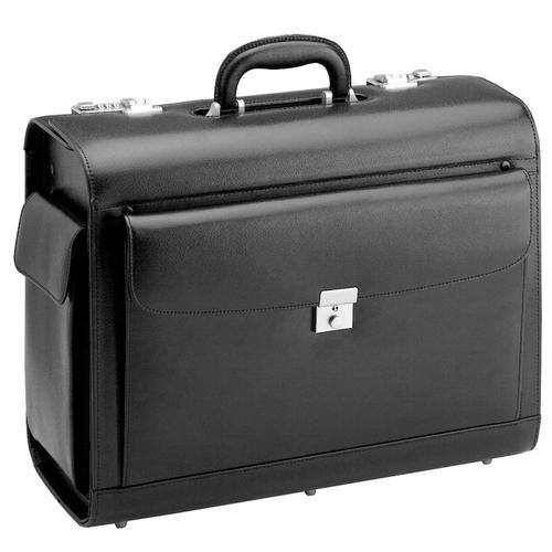 d & n – Business & Travel Pilotenkoffer Leder 45 cm Handgepäckkoffer