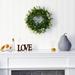The Holiday Aisle® 18" Polyester Wreath in Green | 18 H x 18 W x 5 D in | Wayfair 0DCB2A3690B444FD81E355190A7E1839