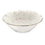 Turgla Home Grano 17 oz. Coupe Dining Bowl Porcelain China/Ceramic in Brown/White | 1.5 H in | Wayfair GRAGRM20CK