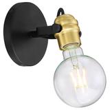 Nuvo Lighting 67314 - 1 Light 120 volt Black Indoor Wall Sconce (MANTRA 1 LIGHT WALL SCONCE)