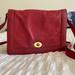 J. Crew Bags | J Crew Red Leather Crossbody Bag | Color: Red | Size: Os