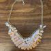 Anthropologie Jewelry | Coral Pink Statement Necklace | Color: Gold/Pink | Size: Os