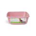 Pink Open Kitten Cat Litter Box, 14" L X 10" W X 3.5" H, 14 IN