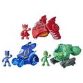 PJ Masks 3-in-1 Combiner Jet Preschool Toy, PJ Masks Toy Set with 3 Vehicles and 3 Action Figures, Kids Ages 3 and Up,4.488 x 15 x 12.008 inches
