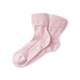 Womens Luxury Cashmere Bed Socks in a Gift Box - pink - Medium
