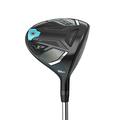 Wilson Staff Golf Club, D9 FAIRWAY 5-Wood, For Women, 18.5 Degree loft, L-Flex, For Right-Handers, Black/Blue, WGW470065