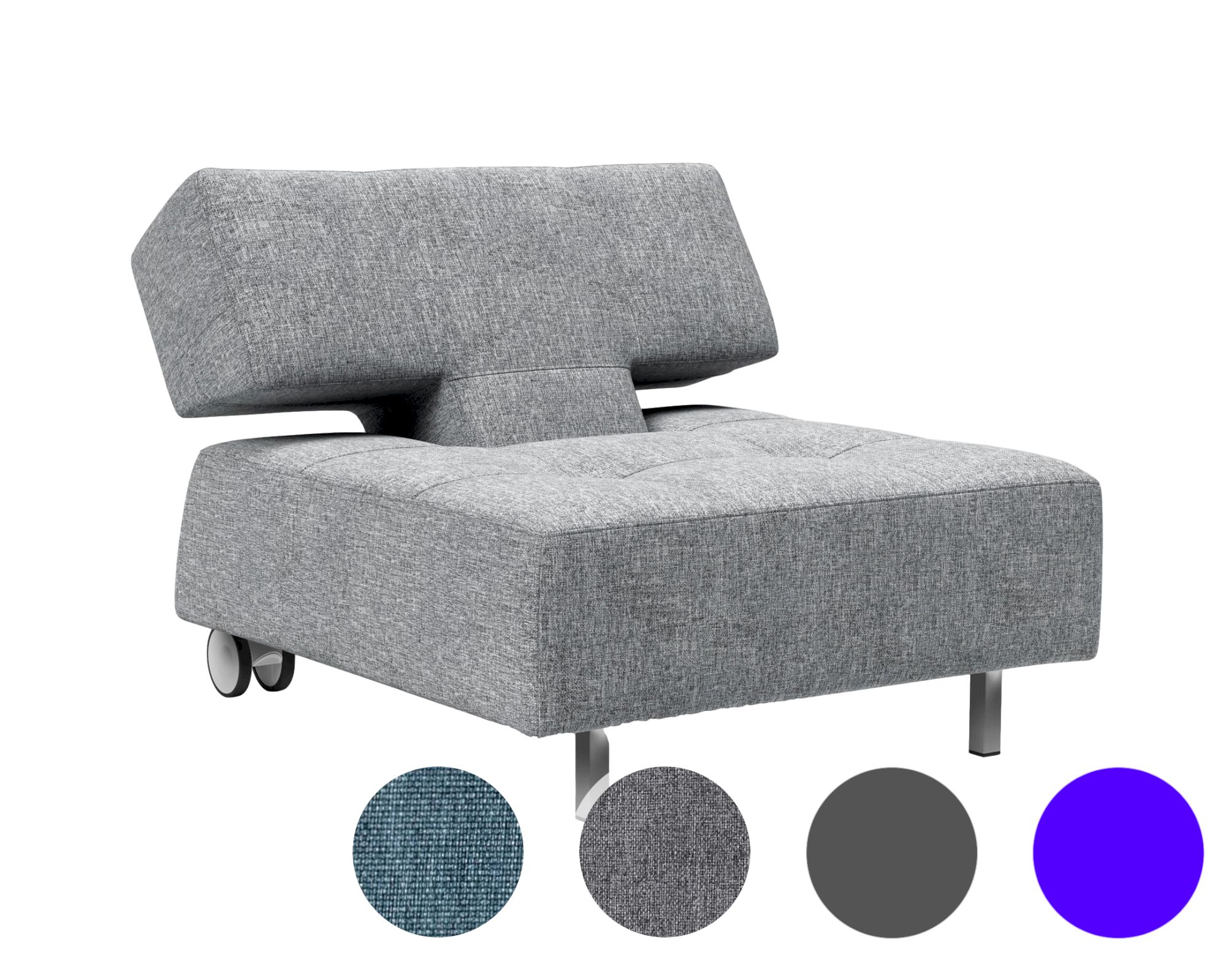 Innovation »Long Horn Deluxe« Sessel 565 Twist Granite