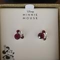 Disney Accessories | Disney Minnie Mouse July Birthstone Ear | Color: Red/Silver | Size: Osg