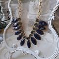 J. Crew Jewelry | Beautiful Statement "Blues" Necklace By J Crew | Color: Blue/Gold | Size: Os