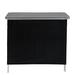 Arlmont & Co. Rolando Mini Bar Wood/Metal in Black/Brown/Gray | 35 H x 15 D in | Wayfair FRPK1270 39878951