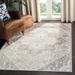 Gray/White 79 x 0.31 in Indoor Area Rug - Bungalow Rose Llana Oriental Cream/Gray Area Rug | 79 W x 0.31 D in | Wayfair