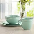 Birch Lane™ Jamilla 16 Piece Dinnerware Set, Service for 4 Ceramic/Earthenware/Stoneware in Green | Wayfair LRFY5291 34574078