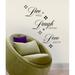 Winston Porter "Live Laugh Love" 22 Piece Wall Decal Set Vinyl in Black | 18 H x 40 W in | Wayfair 681A0AA771074362BB9E680F6298B6D7