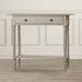 Charlton Home® Tuoi 37.8" Solid Wood Console Table Wood in Gray | 31.9 H x 37.8 W x 13 D in | Wayfair 95463C616C484C81AEB6C8713703CFC1