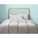 Mercer41 Miruna Open-Frame Headboard Metal in Yellow | 59.75 H x 60.63 W x 1.25 D in | Wayfair 95894A4F119D47C8A0B7E7AC617A3F82