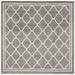 White 36 x 0.39 in Area Rug - Lark Manor™ Ammundsen Geometric Dark Grey/Beige Area Rug Polypropylene | 36 W x 0.39 D in | Wayfair