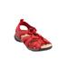 Women's The Trek Sandal by Comfortview in Hot Red (Size 9 1/2 M)