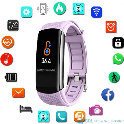 Montre intelligente de sport pour hommes et femmes montre-bracelet électronique Android iOS