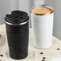 Tasse à café Portable en acier inoxydable 380 de 510ml/304 ml avec étui antidérapant tasse Thermos