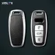 Housse de protection en cuir et TPU pour clé télécommande de voiture pour Audi Q8 C8 A6 A7 A8 2018