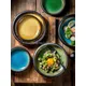 Assiette en céramique pour sushi japonais glaçage craquelé au four créatif Assiette à salade