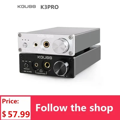 KGUSS DAC-K3PRO K3 TPA6120A2 MINI HIFI USB Radiateur Décodé Audio sauna téléphone Amplificateur