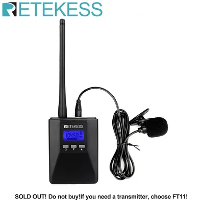 RETEKESS-Transmetteur FM portable TRSnowboard pour guide touristique église traduction réunion