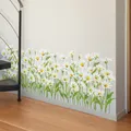 Shijuekongjian-Autocollants muraux pour plinthes petits stickers muraux fleurs d'Andrador