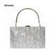 Sac à main en bonbons acrylique solide pour femmes accessoire de mode sac à main pour soirée de