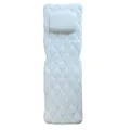 Long oreiller de bain en polymères pour SPA coussin de bain non ald coussin de cou repos de