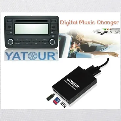 Changeur de musique numérique USB pour voiture régulateur 3 lecteurs Yatour KIT 106 206 307 406