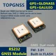TOPGNSS GN2630 RS232 GPS dirNASS GALIEO double mode M8n GNSS Tech récepteur d'antenne flspatule