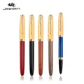 Jinhao – stylo à plume Pro rétro 85 matériau bois/cuivre or pince à flèche plume Extra Fine