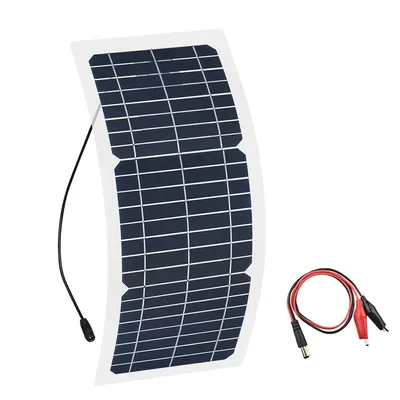 Xinpuguang solar panel -Panneau solaire transparent semi-flexible 12V 10W module DC batterie