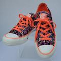 Converse Shoes | Converse All Star Low Top Canvas Heart Shoe Sz 6 | Color: Orange/Purple | Size: 6