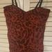 Free People Dresses | Free People Body Con Cat Print Glove Dress | Color: Black/Orange | Size: Xxs