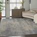 Gray 70 x 46 x 0.5 in Area Rug - 17 Stories Ryo Abstract Ivory/Slate Area Rug Polyester | 70 H x 46 W x 0.5 D in | Wayfair