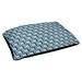 Wrought Studio™ Michaux Football Luxury Outdoor Dog Pillow Polyester in Blue/Black | 4 H x 28 W x 18 D in | Wayfair