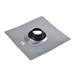 Oatey 18" x 18" No-Calk Galvanized Steel Vent Pipe Roof Flashing w/ 4" Diameter in Gray | 2 H x 18 W x 18 D in | Wayfair 11950