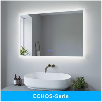 Aquabatos - led Badspiegel mit Beleuchtung Badezimmerspiegel Beleuchtet Wandspiegel Kaltweiß und Image