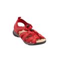 Wide Width Women's The Trek Sandal by Comfortview in Hot Red (Size 11 W)