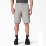 Dickies Men's Flex Cooling Regular Fit Cargo Shorts, 11" - Nickel Gray Size 38 (SR607)