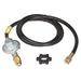 Mr. Heater 0.4" Dia x 12 Foot LP Propane Hoses & Pressure Regulators | 6.5 H x 12.75 W x 15.6 D in | Wayfair f273072