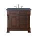 Darby Home Co Vivanco 36" Single Bathroom Vanity Set Wood/Quartz Top/Marble/Stone/Granite in Brown/Gray | 34.3 H x 36 W x 23.5 D in | Wayfair