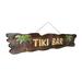 Bay Isle Home™ Tiki Bar w/ Palm Trees Wall Décor, Wood | 9 H x 39 W x 0.75 D in | Wayfair 64E313B2B9FA45D58516C73DD32CE893