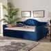 Willa Arlo™ Interiors Ana Daybed Upholstered/Polyester in Blue | 31.3 H x 104 W x 82.7 D in | Wayfair 3D93EDC4699D4527A811B6DE02BCCECE