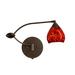 Latitude Run® Seguis Swing Arm Lamp Glass in Brown | 8 H x 5 W x 18.5 D in | Wayfair A4A5FBC0664A4F5791747998D9F90E41